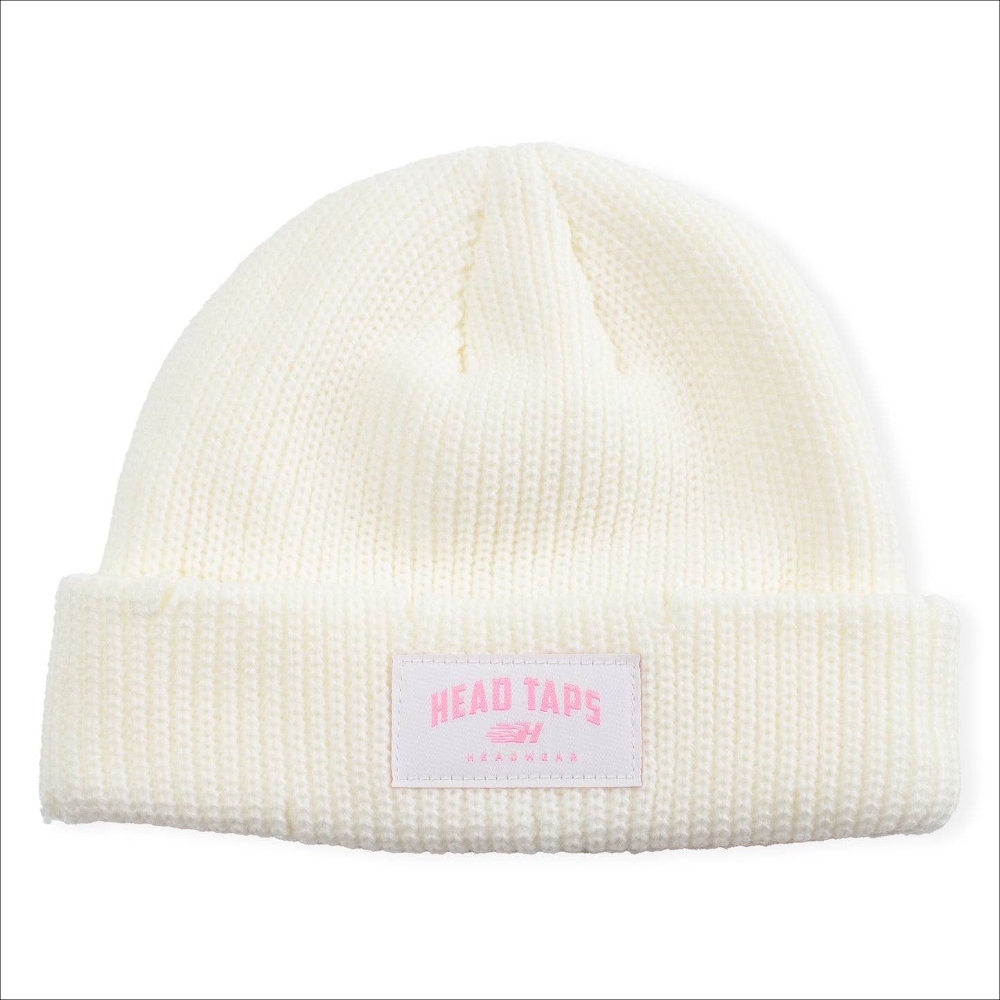 Distressed Fisherman Beanie - OFF WHITE