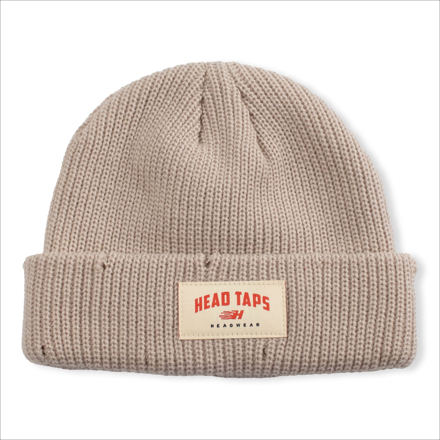 Distressed Fisherman Beanie - TAN