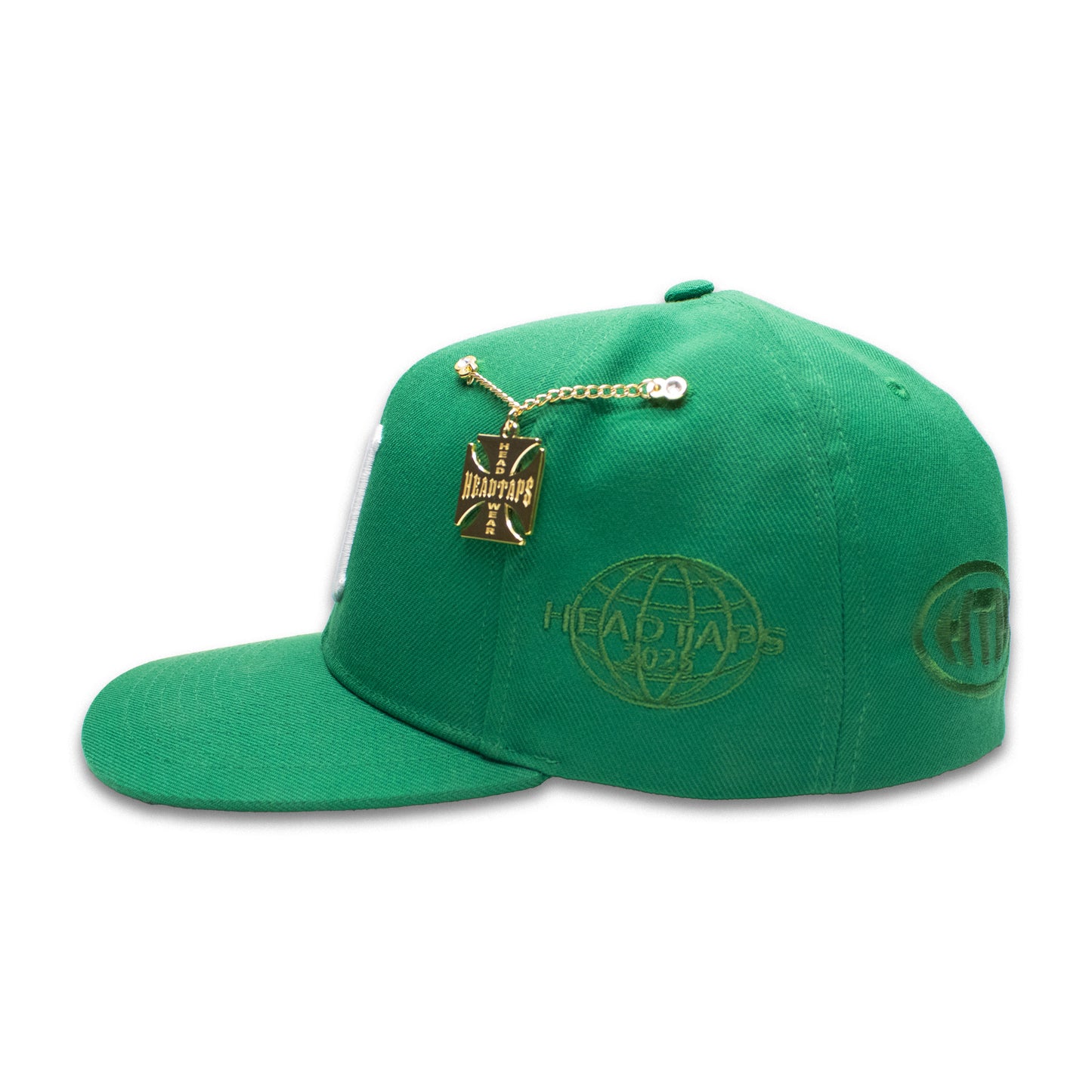 5 Logo Fitted - Green