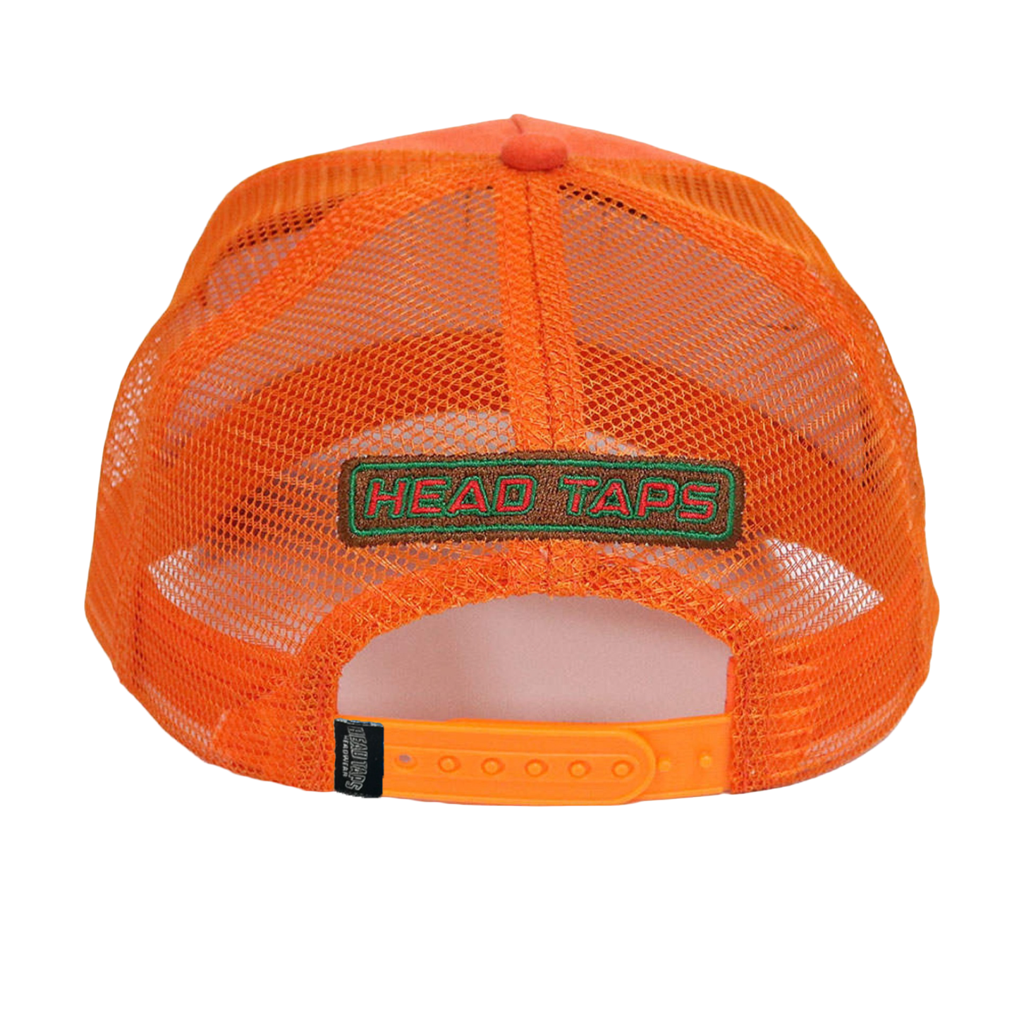 Bullseye Trucker Hat - Orange (Suede)