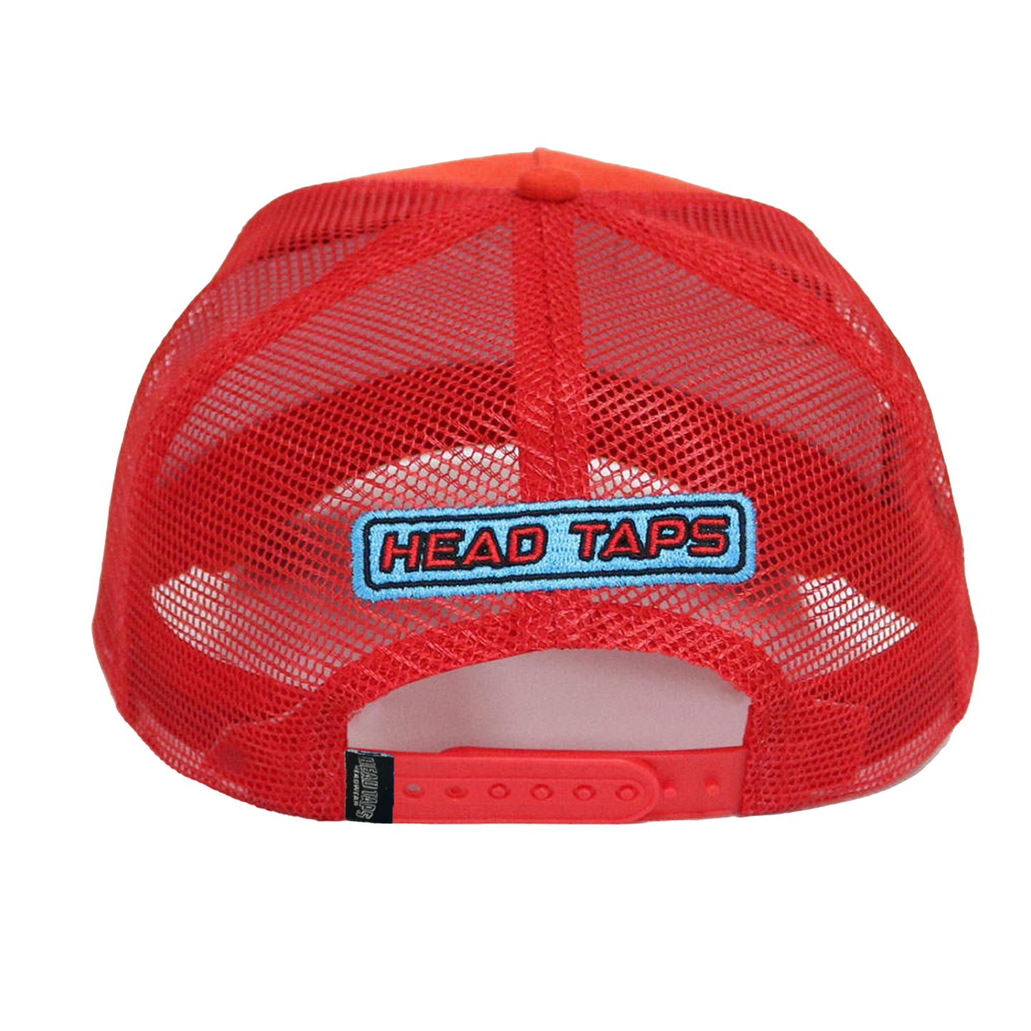 Bullseye Trucker Hat - Red (Suede)