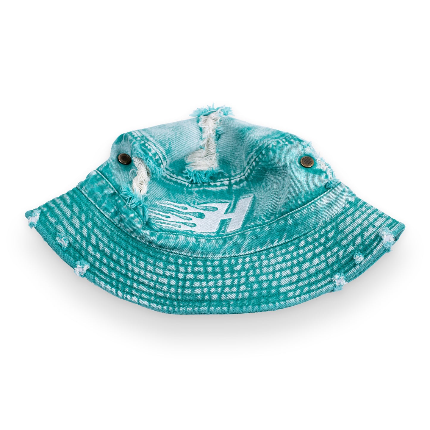 Distressed Bucket Hat - Green