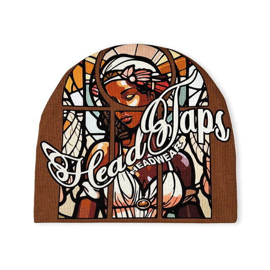 Head Taps Angel Beanie (Brown)