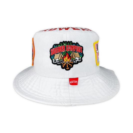 Campout Bucket Hat - White