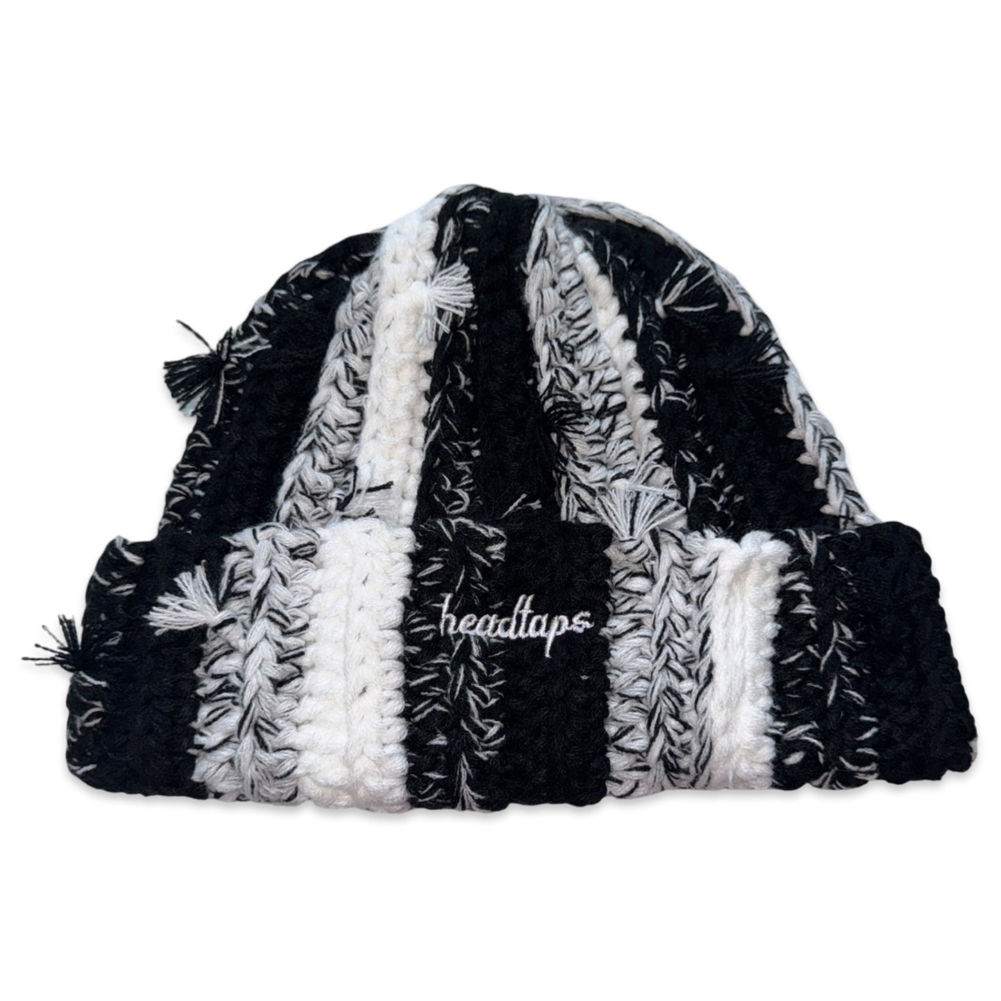 Crochet Beanie - Black & White