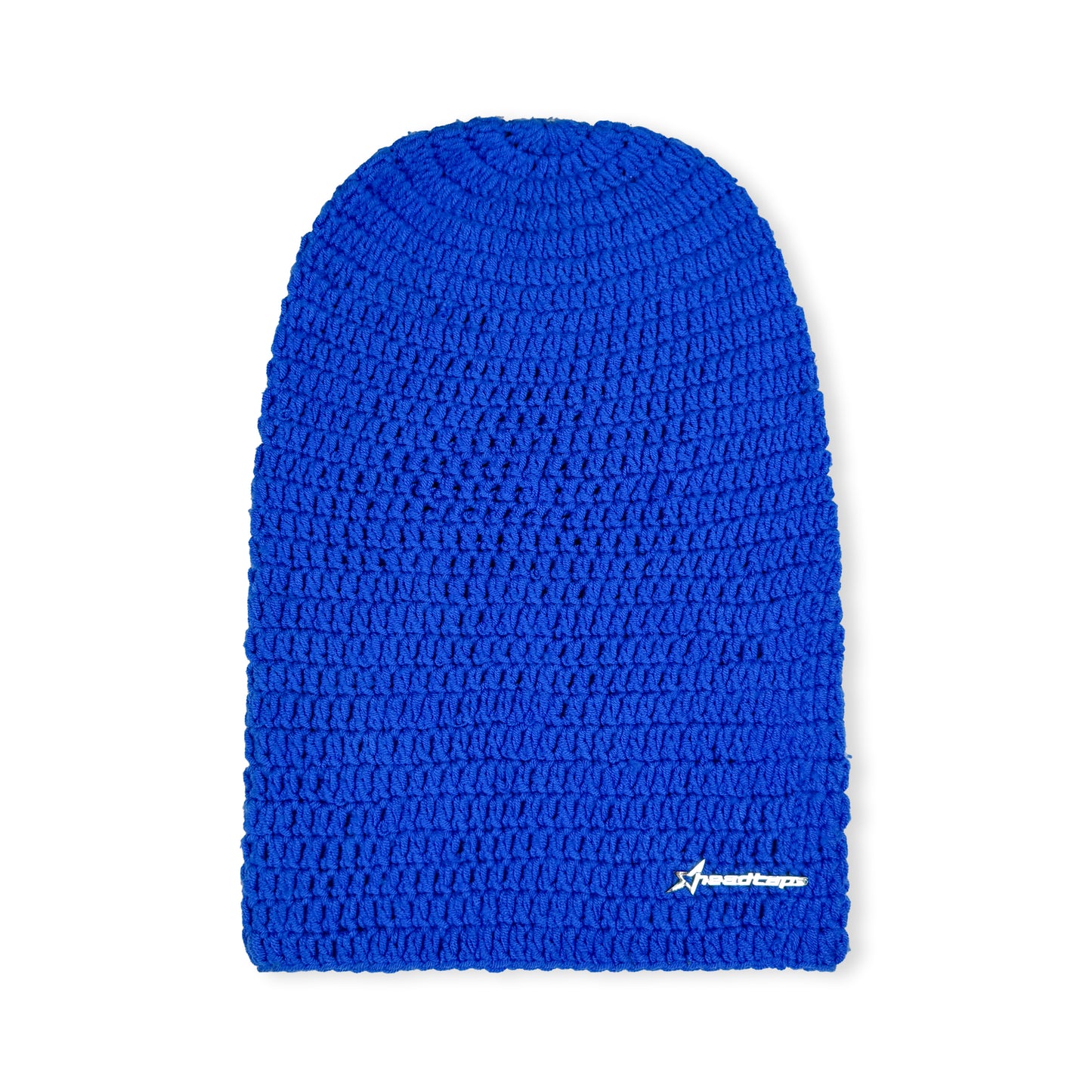 Extended Crochet Beanie (Blue)