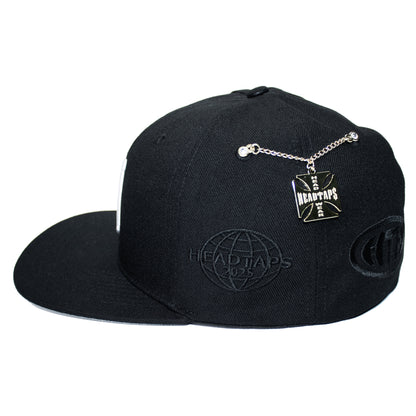 5 Logo Fitted - Black