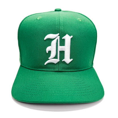 5 Logo Fitted - Green