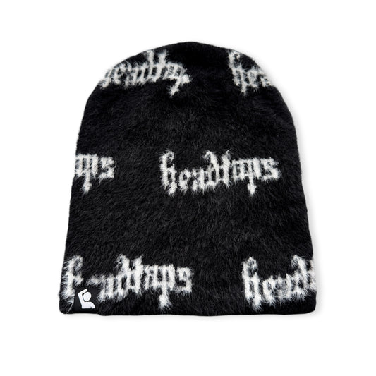 Head Taps Fuzzy Beanie (Black)