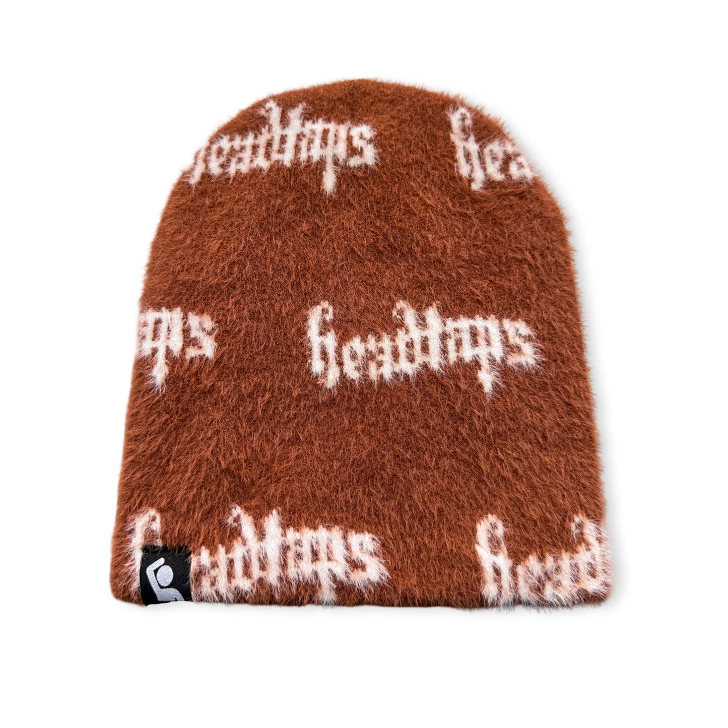 Head Taps Fuzzy Beanie (Brown)