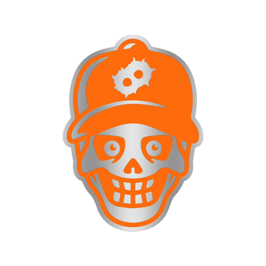 Signature Head Taps Pin - Orange