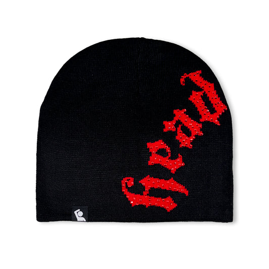 Head Taps Studded Beanie (Black)