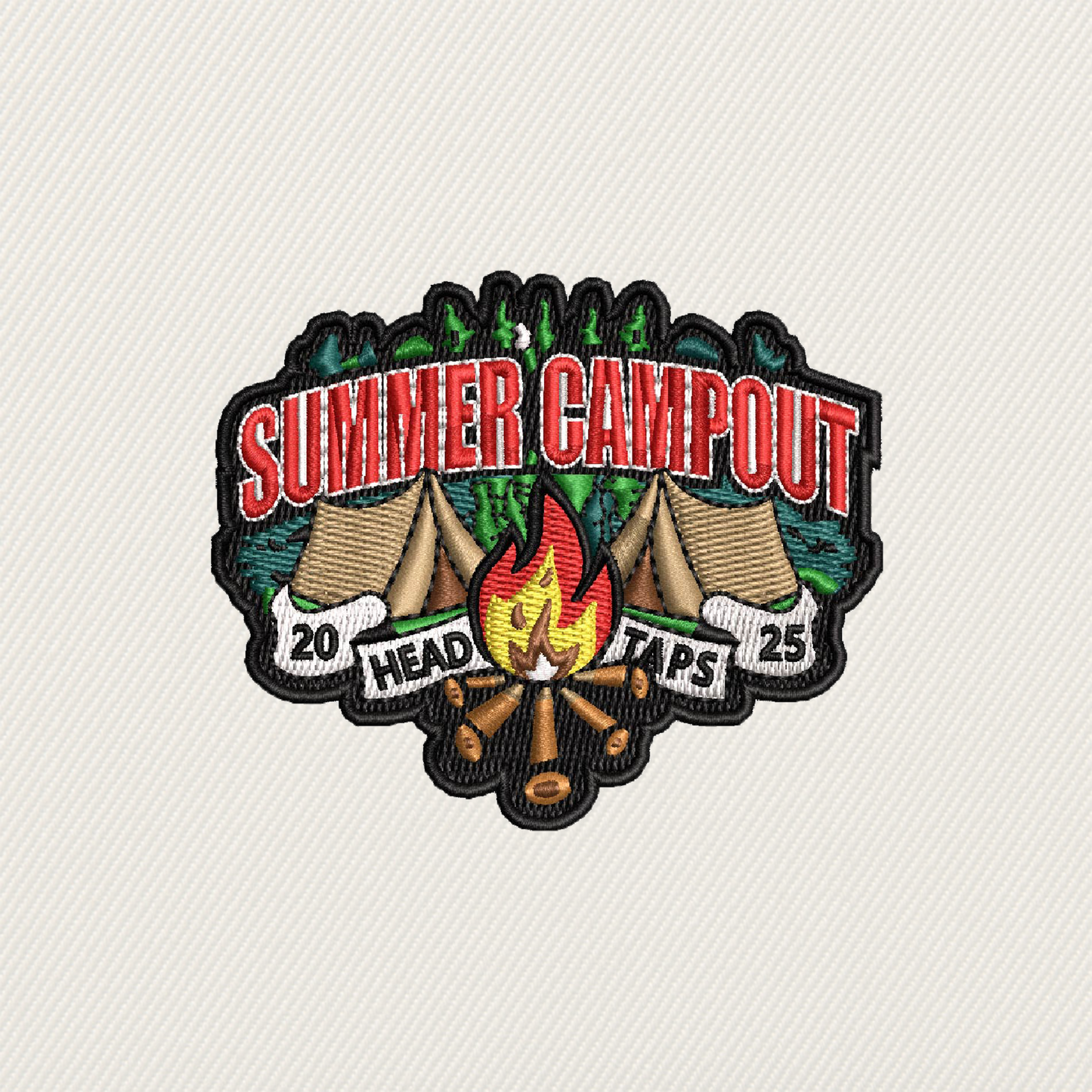 Campout Bucket Hat - White